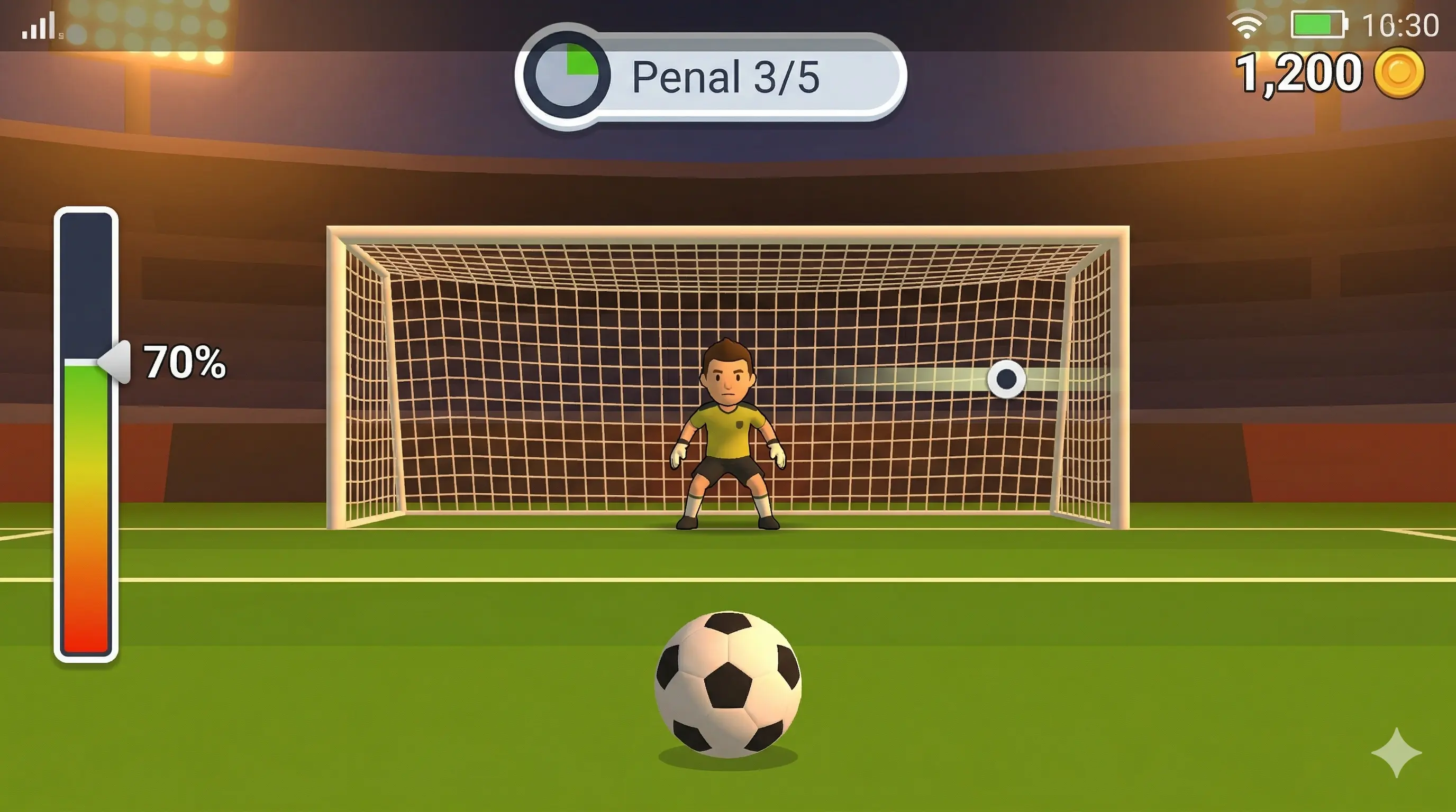 Tira Gol — Clicker de Precisión