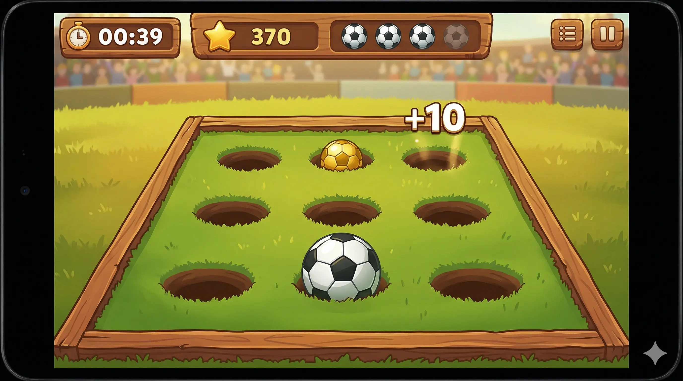 Gol Flash — Tap / Reacción