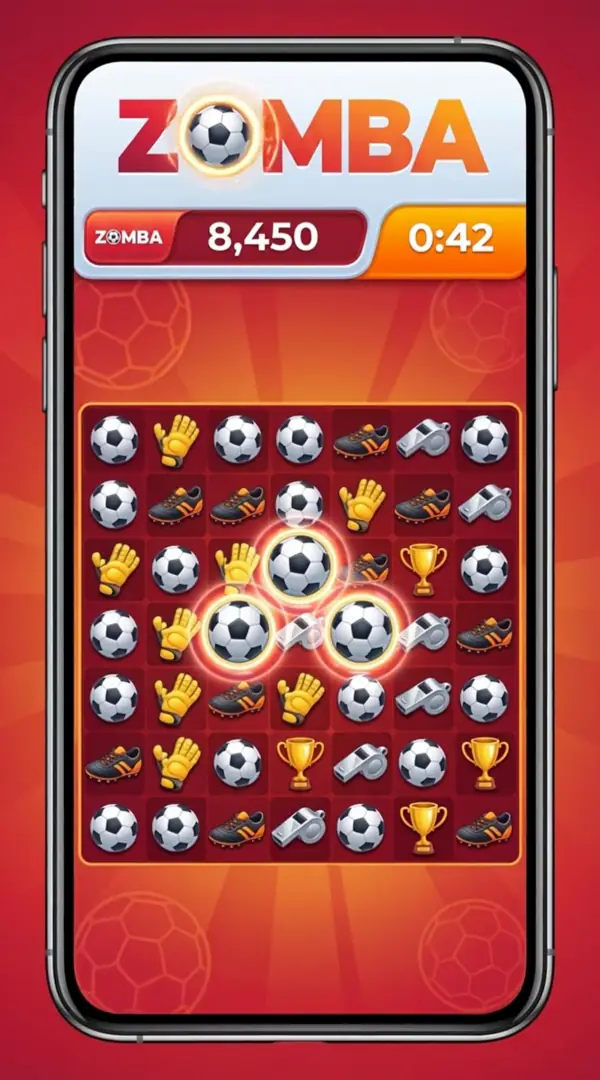 Captura del juego Golazo Mania — Match-3 Puzzle
